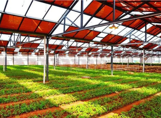 6/9.6/12μέτρα Φωτοβολταϊκά θερμοκήπια με μόνο/πολλαπλή διάσταση για φωτισμό χωριού