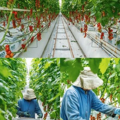 Σιδηροδρομική δομή Πολυδιάστατο πλαστικό θερμοκήπιο Πακέτο Μέγεθος 50,00cm * 60,00cm * 50,00cm