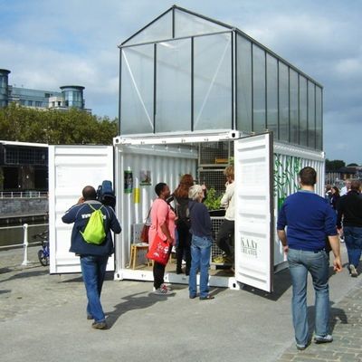 Mqo 1 Set Green House Ψαρά κάθετη ναυτιλία Φυτοκαλλιέργεια κοντέινερ Υδροπονική σύστημα καλλιέργειας