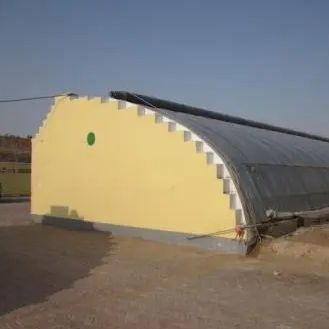 1209cm * 235cm * 239cm Αέρας και σκιάς Καλλιέργεια αγγούρων θερμοκήπιο για το φως του ήλιου