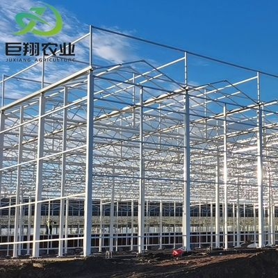 Χρηματοδότηση των ΗΠΑ Juxiang Agricultural Nft Hydroponics System Glass Greenhouse για τα λαχανικά