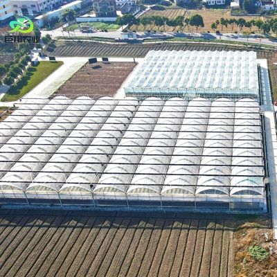 Συνεχή θέρμανση και μέθοδος καλλιέργειας με σήραγγα Γεωργικό θερμοκήπιο πλαστικής ταινίας